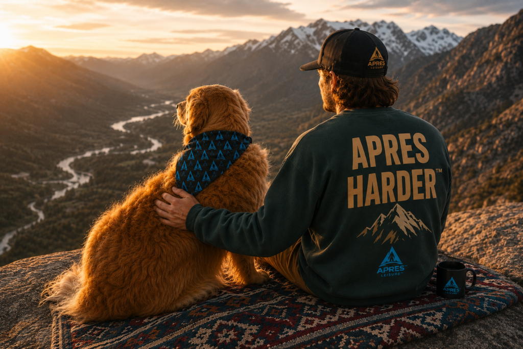 Apres Leisure all-terrain lifestyle apparel — Vanguard Program equipment for the third place