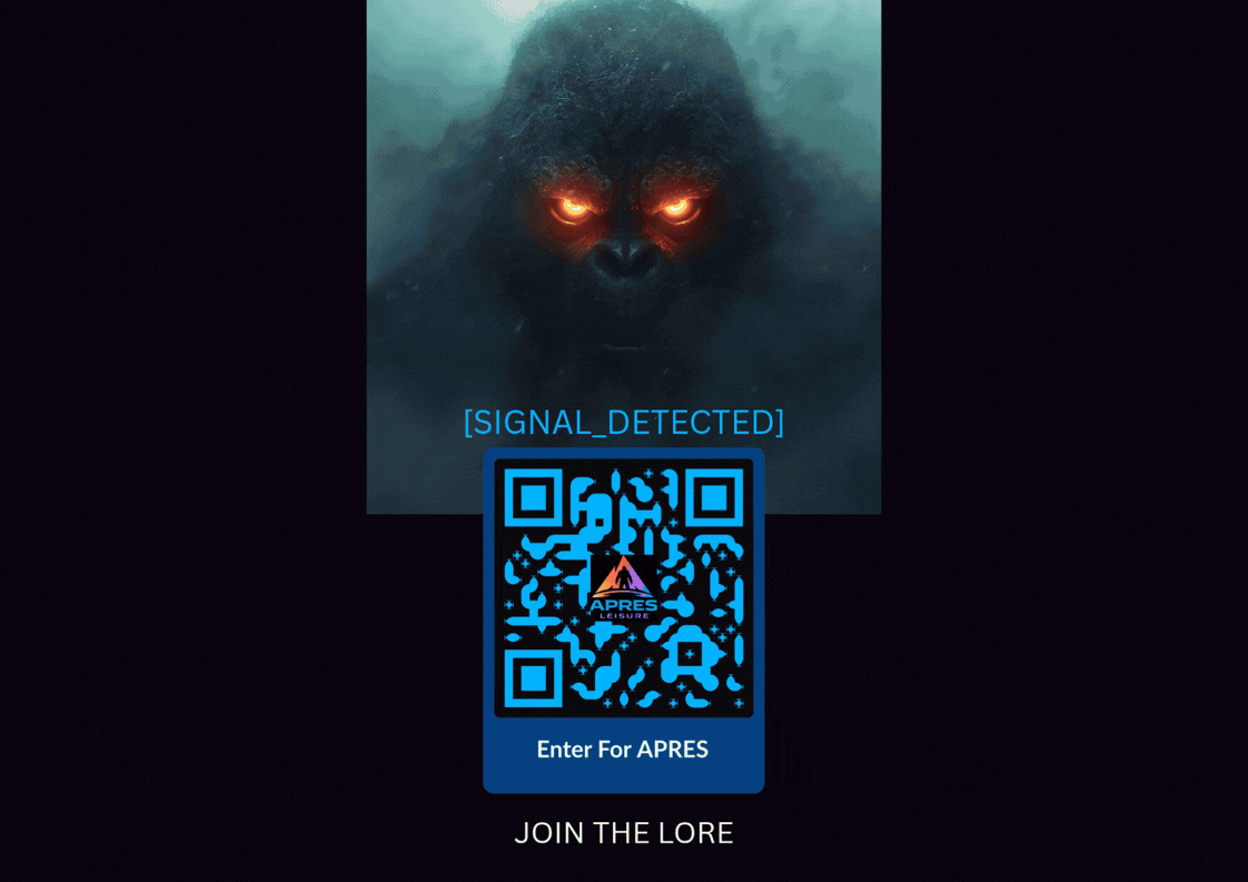 Apres Leisure QR Portal Cards — Physical-to-Digital Interface
